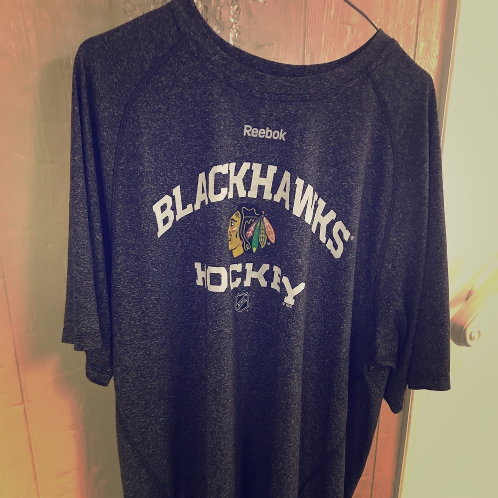 Chicago Blackhawks Reebok Speedwick T-shirt L